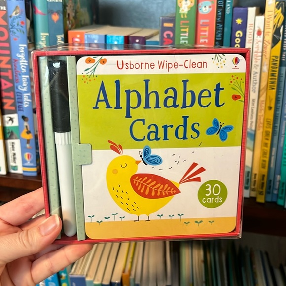 🔥 5 for $25 | Usborne Books | Wipe-Clean Alphabet Cards (used) - Picture 1 of 2